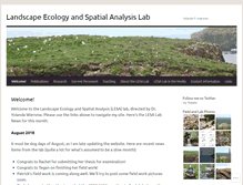 Tablet Screenshot of nllandscapeecology.com